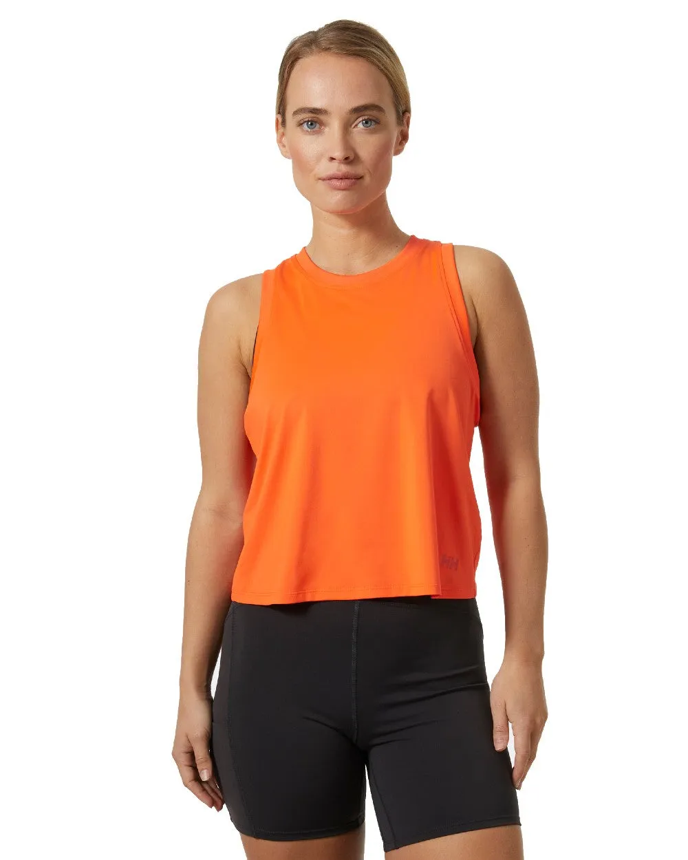 Helly Hansen Womens Ocean Cropped Tank Top Sailing Logo T-shirts