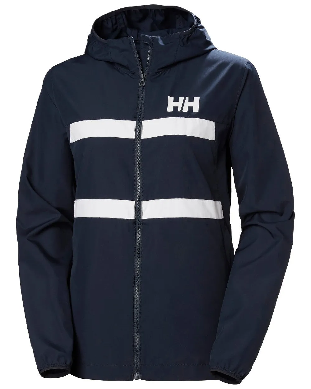 Helly Hansen Womens Salt Stripe Windbreaker Jacket Shooting Waterproof Jackets