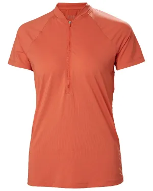 Helly Hansen Womens Siren Half Zip Quick Dry T-Shirt Sailing Graphic Tees
