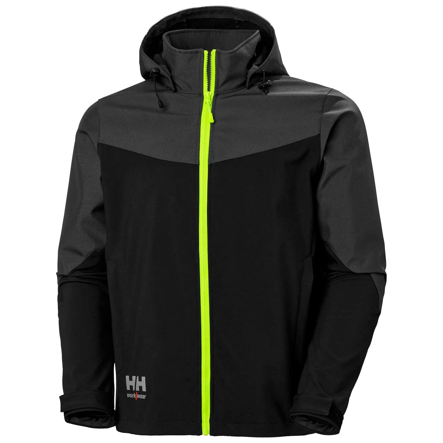 Stride with Confidence Helly Hansen Workwear - Men'S Oxford Hooded Softshell Jacket