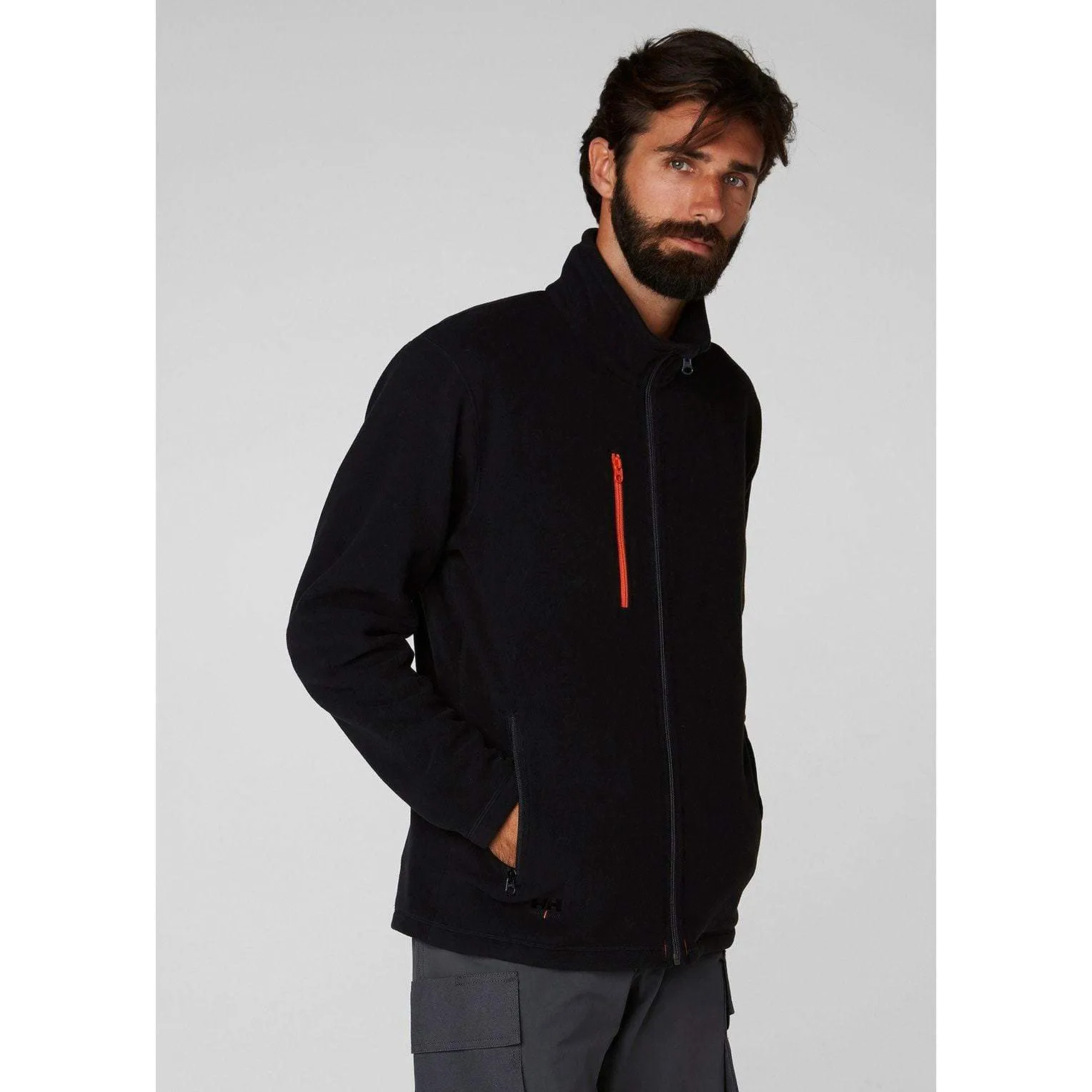 Helly Hansen Workwear - Men'S Oxford Mid-Layer Recycled Fleece Jacket Chase What Moves You
