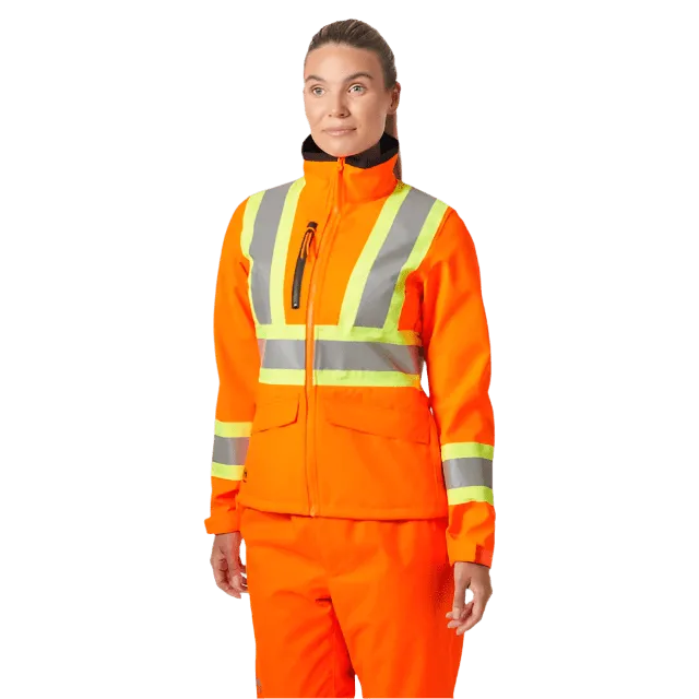 Helly Hansen Workwear - Women'S Alta Hi Vis Softshell Jacket Csa No Limits, Just Style