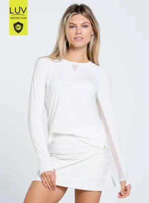 High Low Breezy Long Sleeve Push Beyond Limits