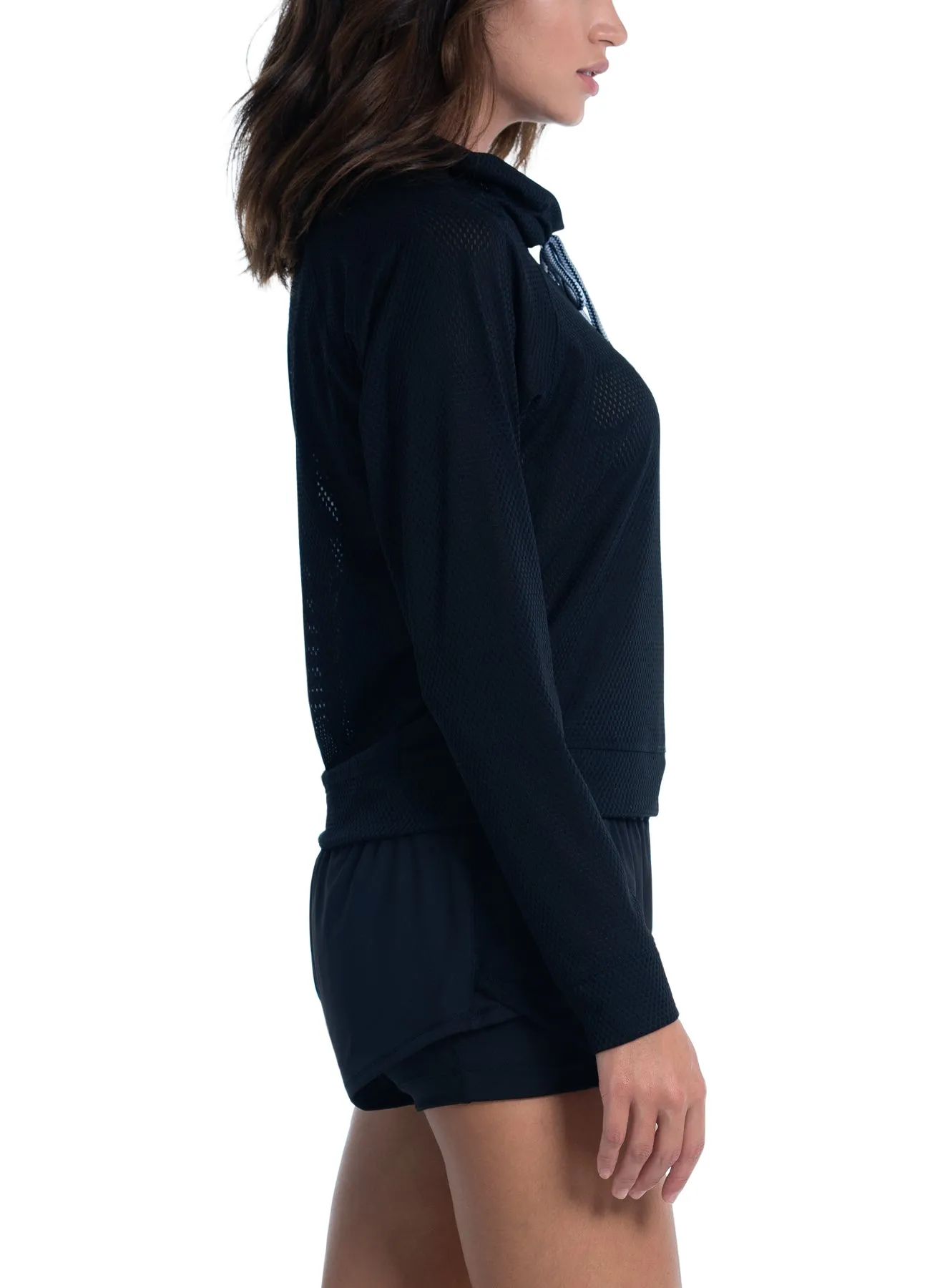 Walk with Power Define Your Own Way High Neck Pullover Long Sleeve
