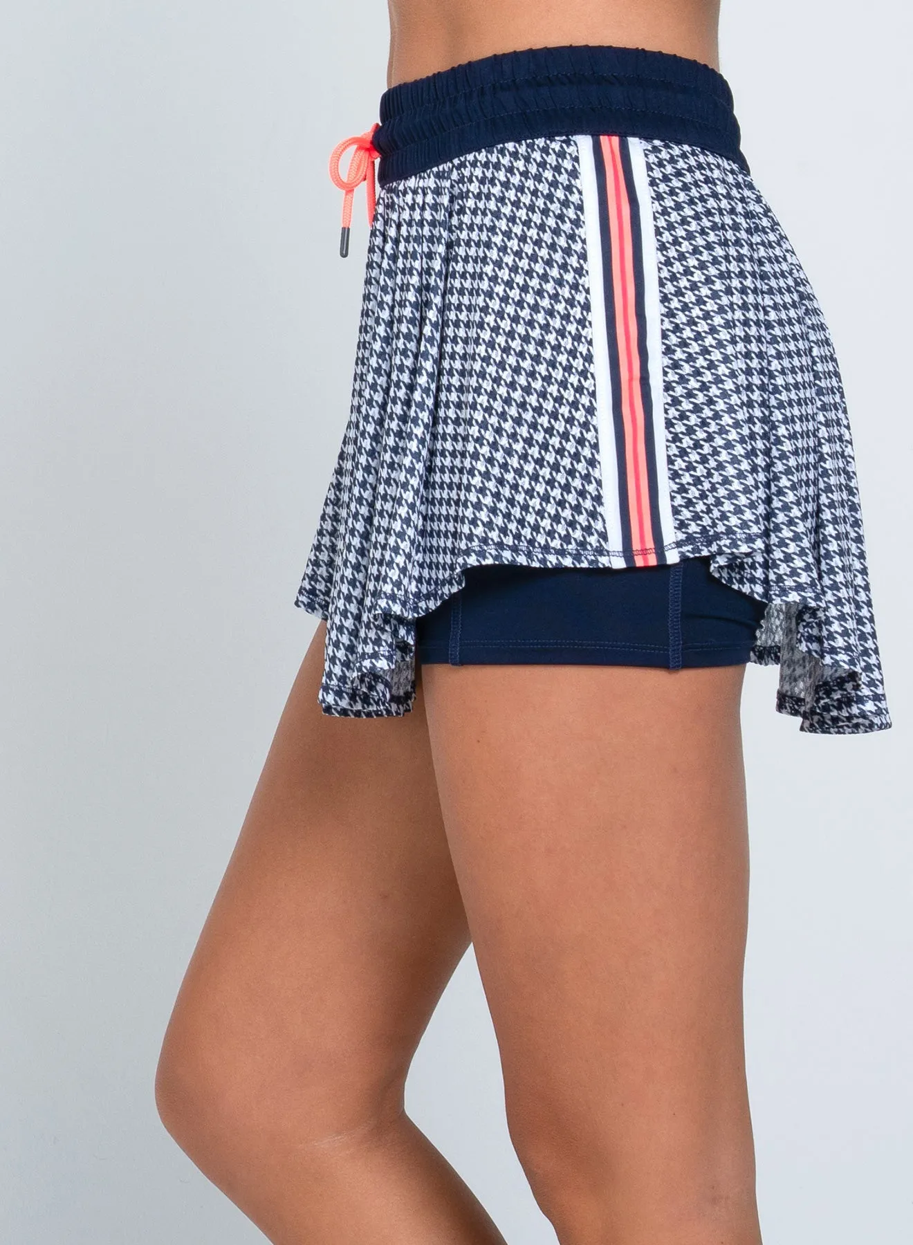High Waist Houndstooth Skirt 13.5" New Year's Eve Sale Style Meets Power