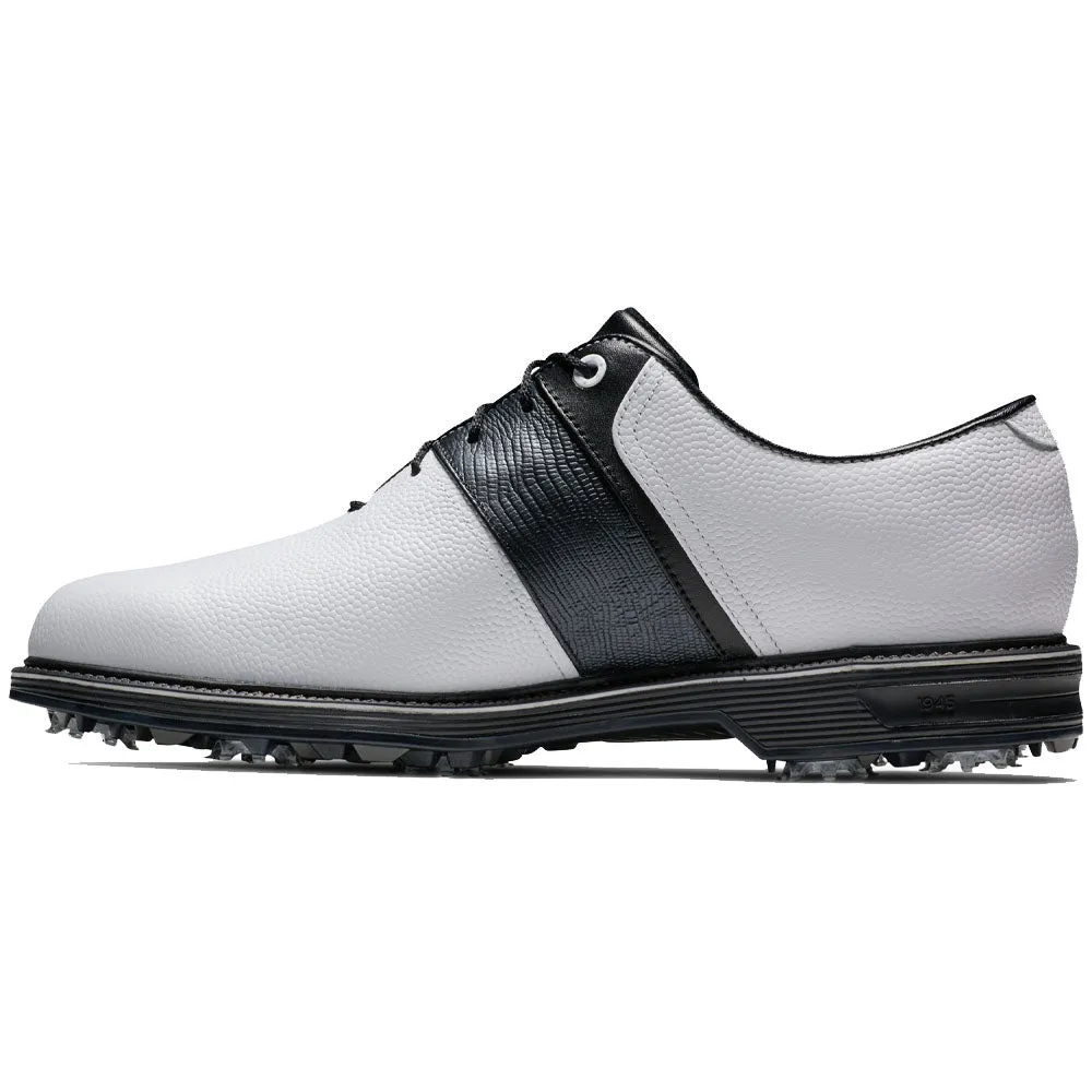 Own the Vibe Footjoy Premiere Series Packard Spiked Waterproof Shoes - White/Black