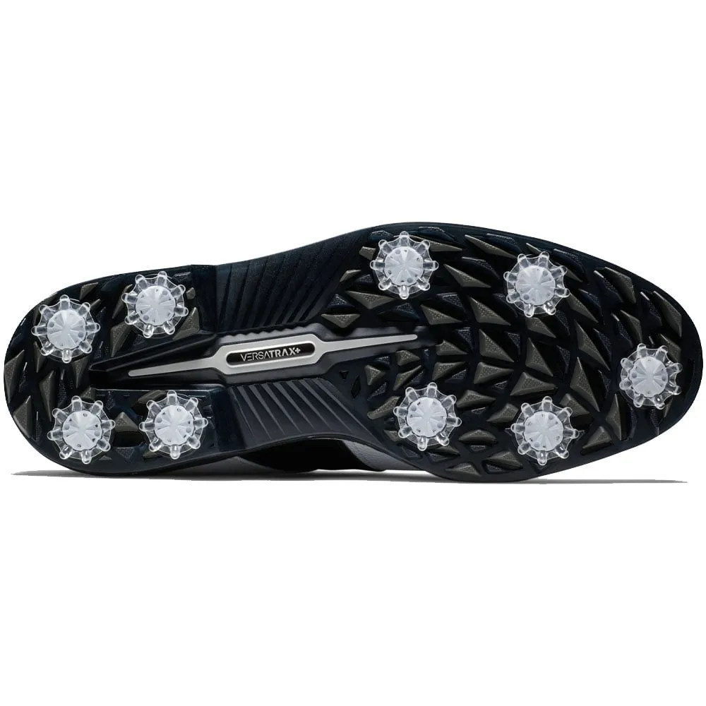 Footjoy Premiere Series Packard Spiked Waterproof Shoes - White/Black Step Out Boldly
