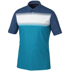 Galvin Green Mirca Ventil8  Polo Shirt - Aqua/White/Navy Fuel Your Fire Built for the Bold
