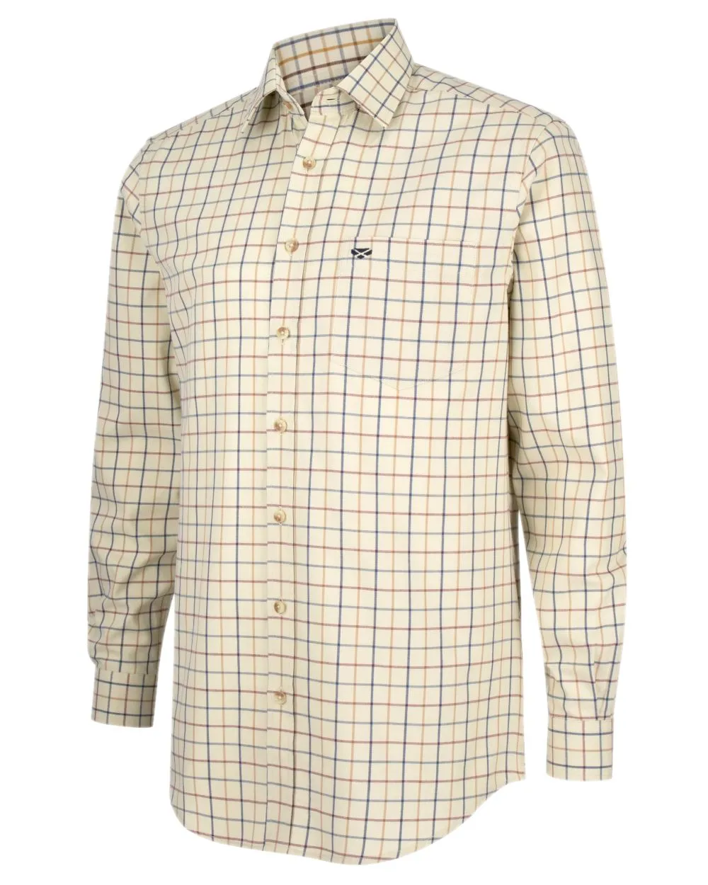 Hoggs of Fife Ambassador Tattersall Shirt Farm Duty Flannel Shirts