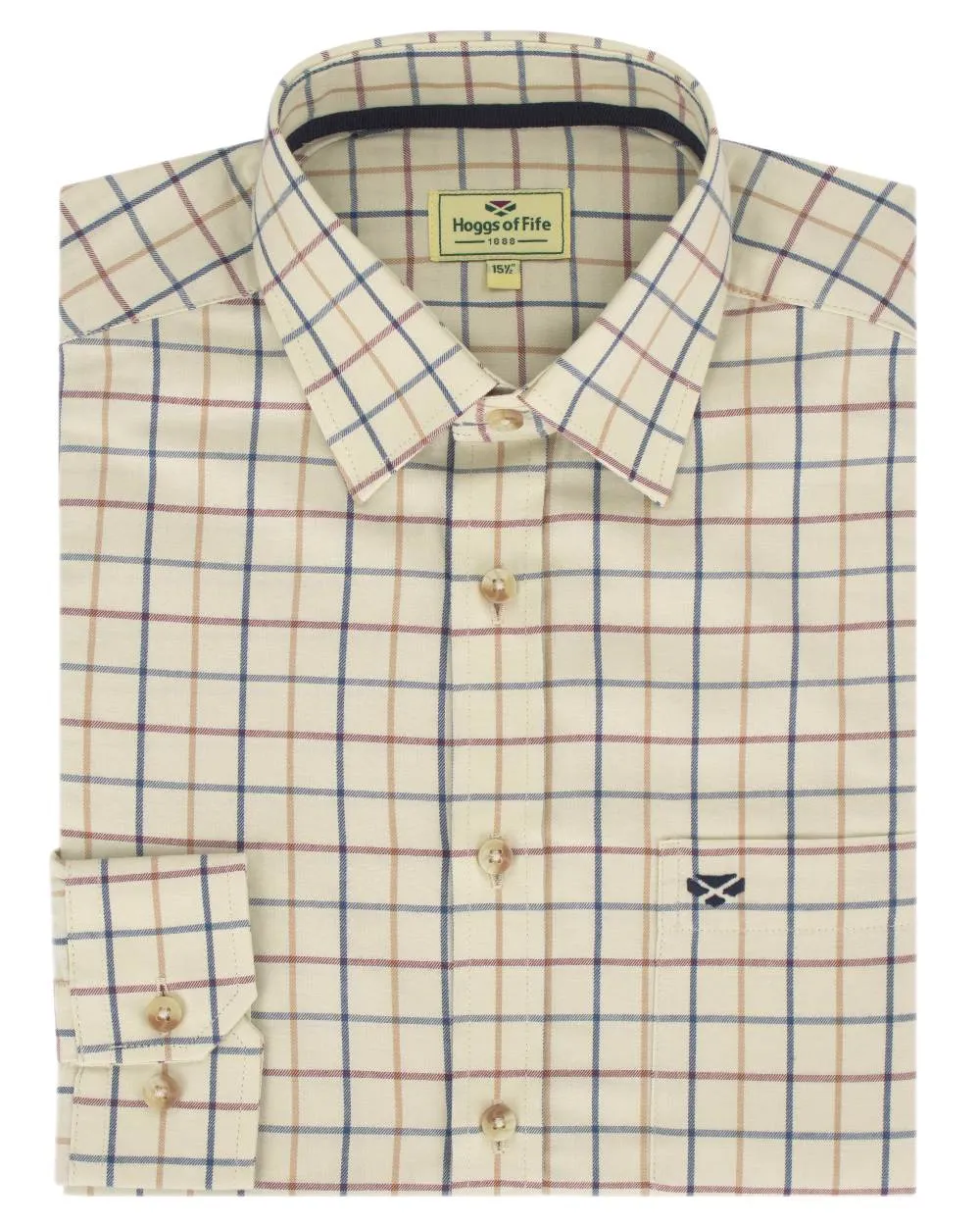 Hoggs of Fife Ambassador Tattersall Shirt Cotton Farming Shirts
