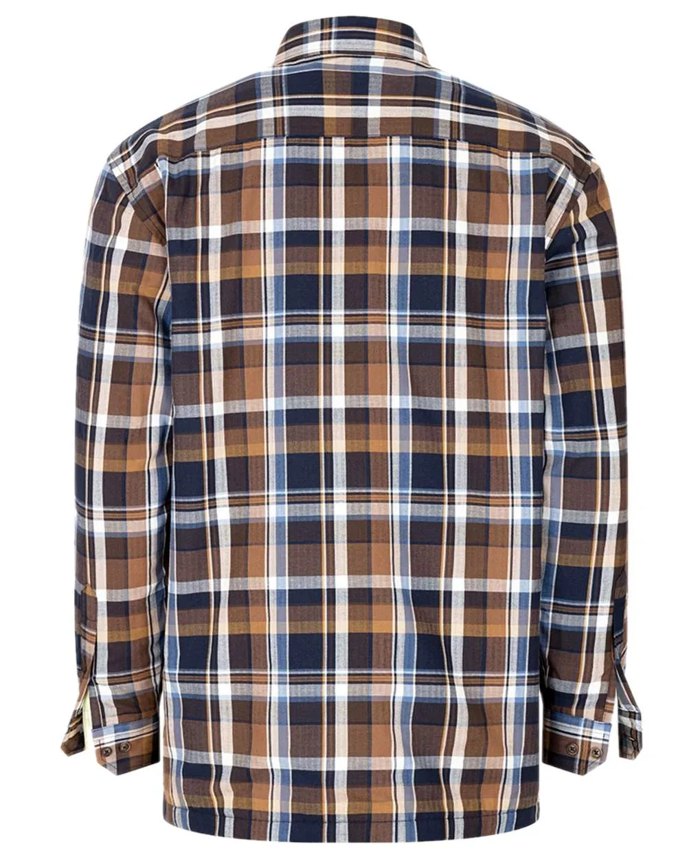 Hoggs of Fife Arran Micro Fleece Lined 100% Cotton Shirt Hiking Shirts for Men
