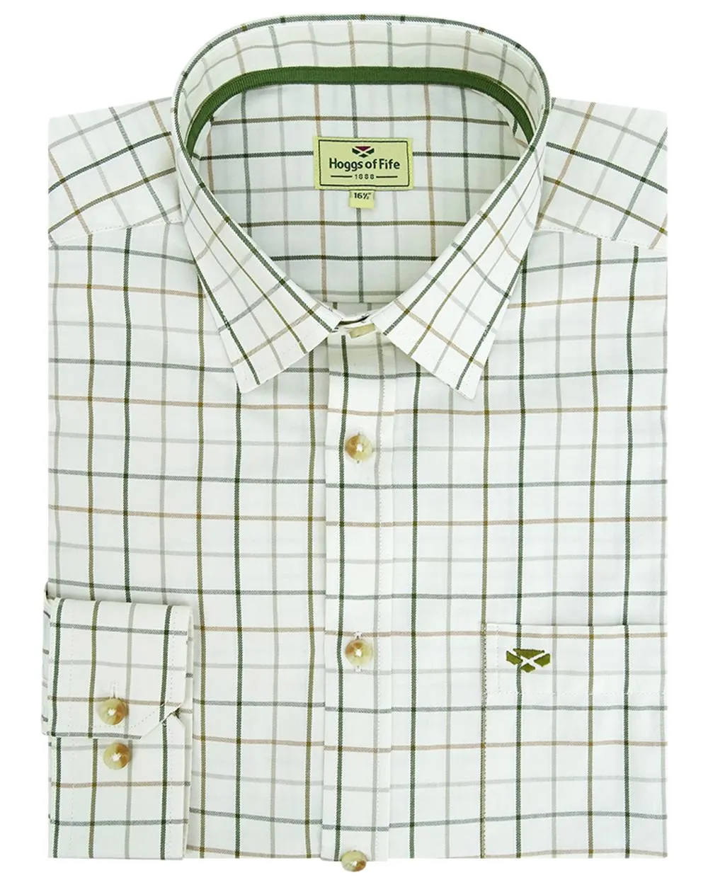 Hoggs of Fife Balmoral Luxury Tattersall Shirt Hoggs Polo Shirts