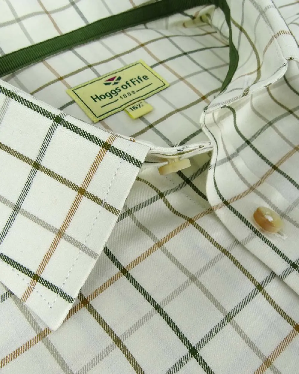 Hoggs of Fife Balmoral Luxury Tattersall Shirt Hoggs Polo Shirts