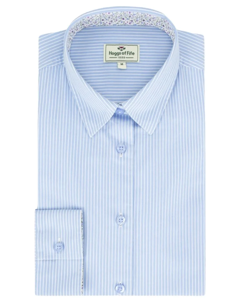 Hoggs of Fife Bonnie II Ladies Cotton Shirt Hoggs Polo Shirts