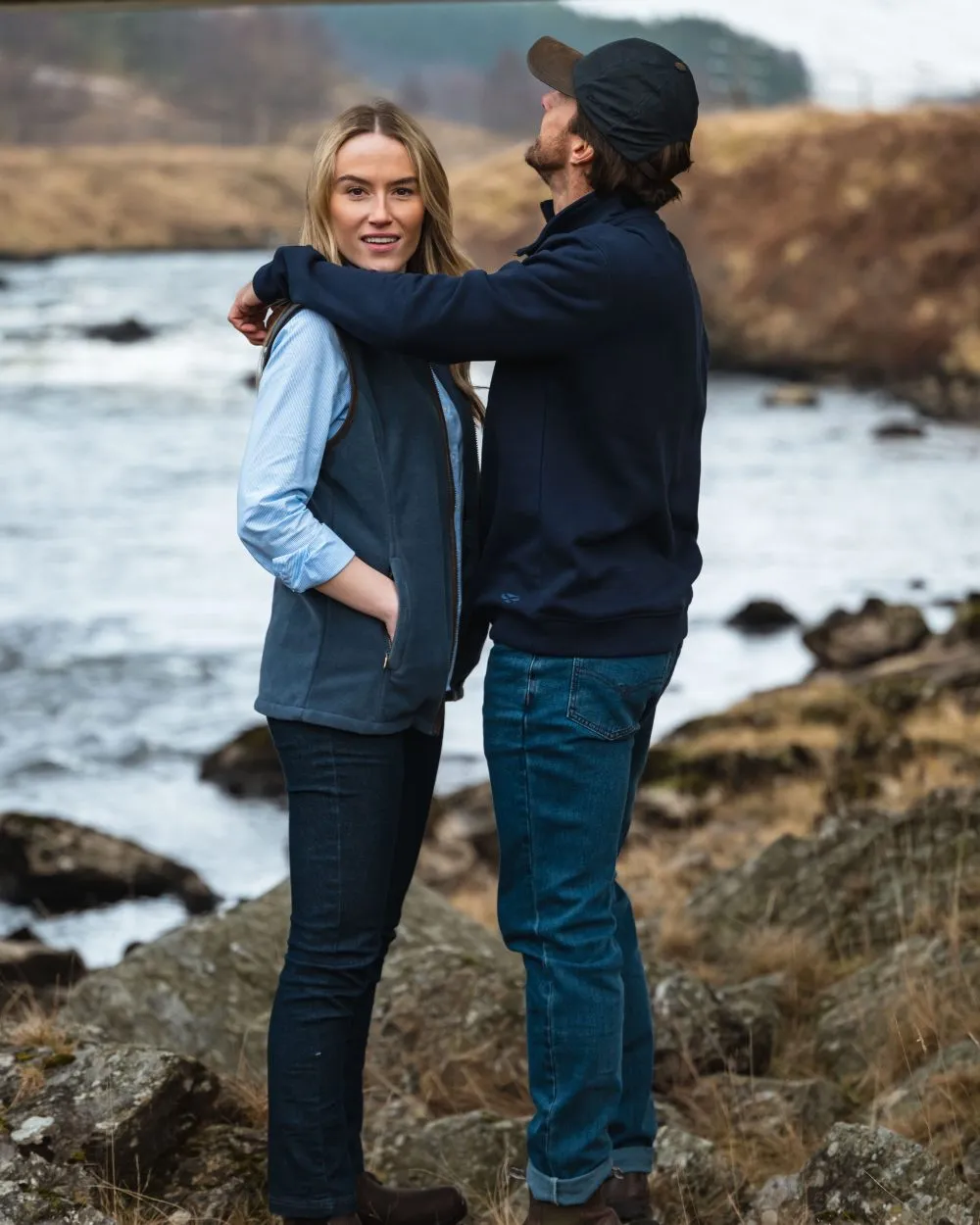 Hoggs of Fife Bonnie II Ladies Cotton Shirt Hoggs Polo Shirts