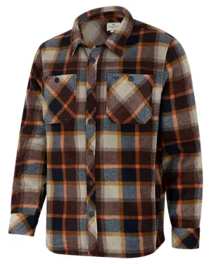 Hoggs of Fife Brucefield Fleece Shacket Hoggs Long Sleeve Tops
