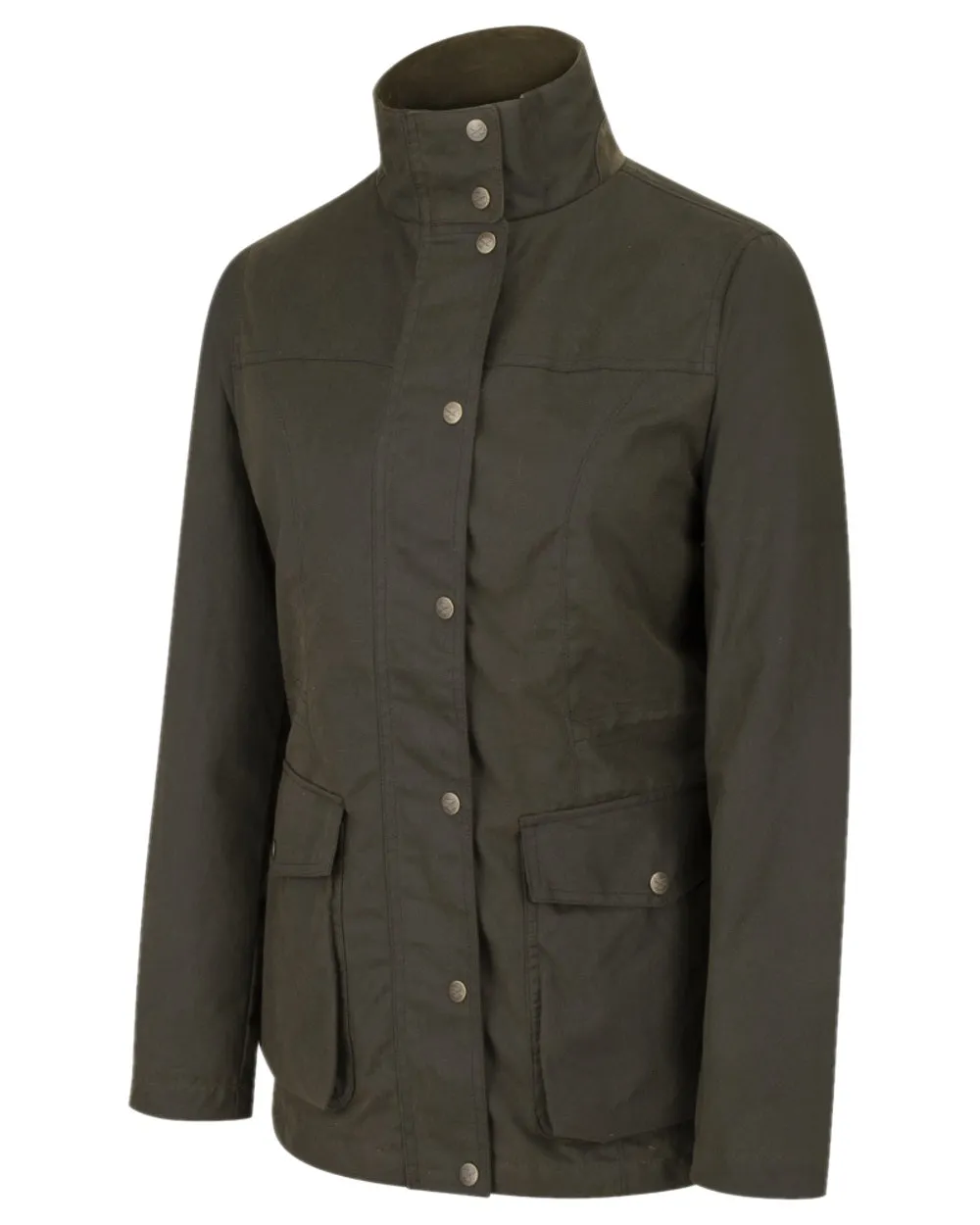 Hoggs of Fife Caledonia Ladies Antique Wax Jacket Dog Walking Windbreakers