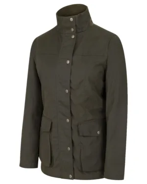 Hoggs of Fife Caledonia Ladies Antique Wax Jacket Dog Walking Windbreakers