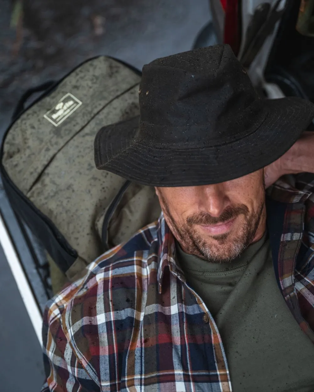 Hoggs of Fife Caledonia Waxed Hat Waxed Outdoor Jackets