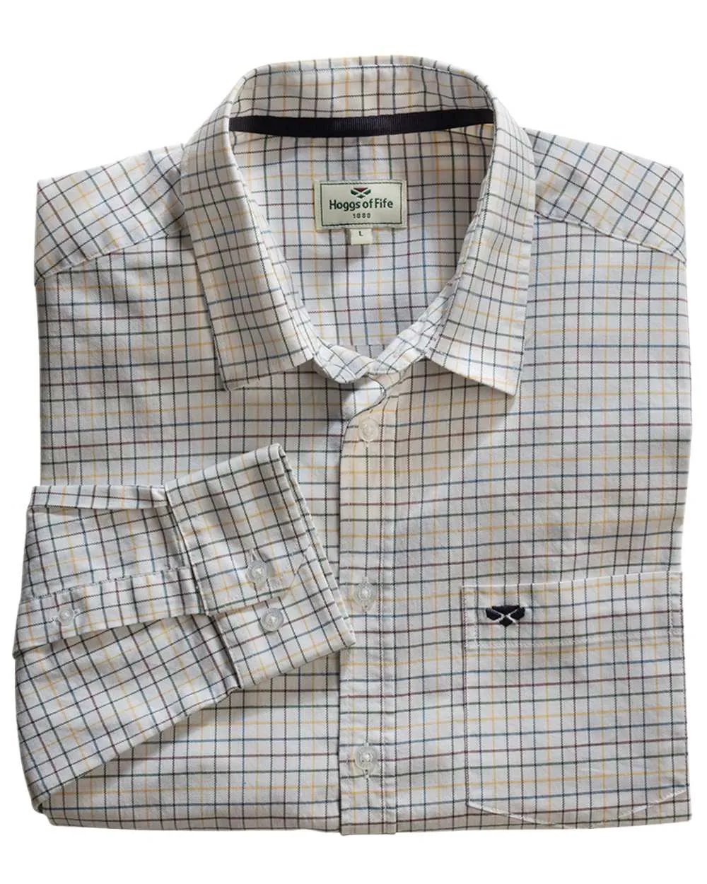 Hoggs of Fife Callum Country Check Shirt Men's Check Pattern Shirts