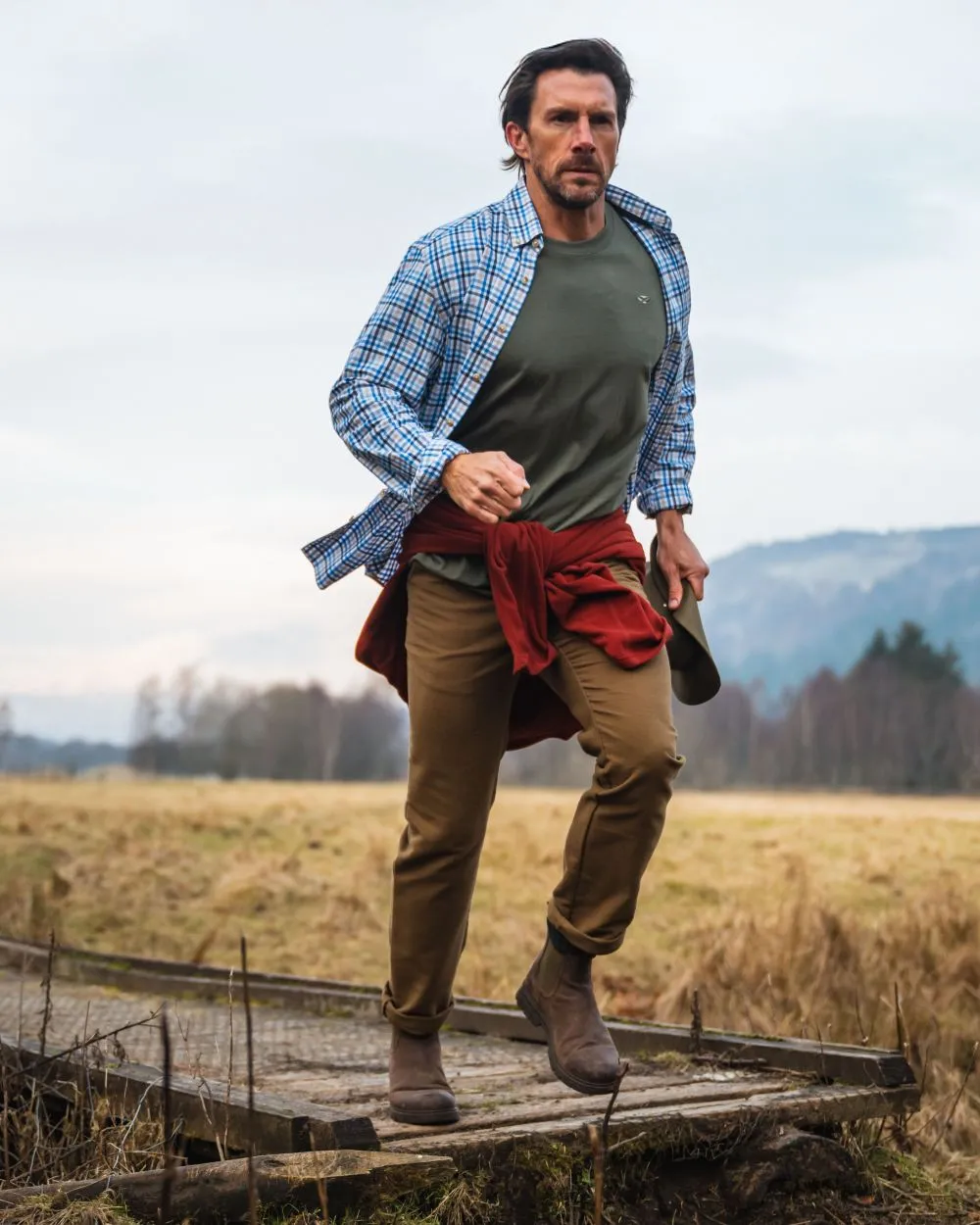 Hoggs of Fife Carrick Technical Stretch Moleskin Jeans Durable Work Trousers