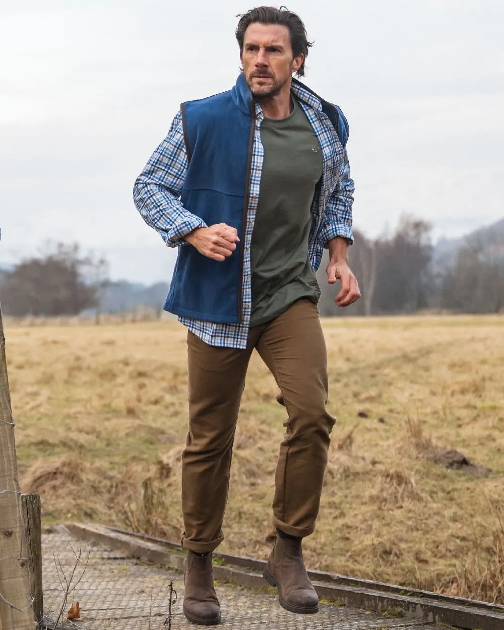 Hoggs of Fife Carrick Technical Stretch Moleskin Jeans Hoggs Wool Sweaters