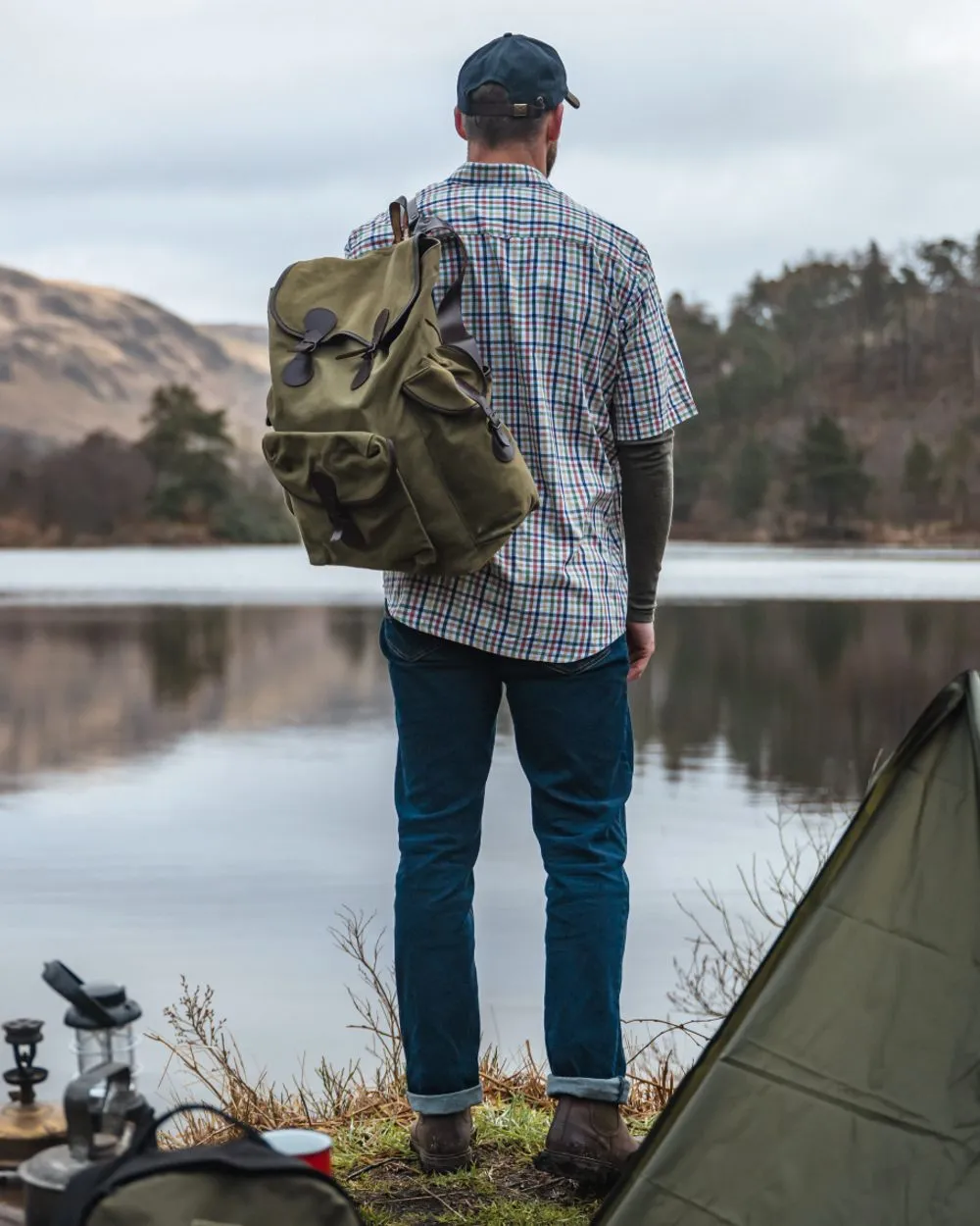 Hoggs of Fife Clyde Comfort Denim Jeans Hoggs Wool Sweaters