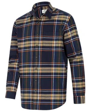 Hoggs of Fife Coll Cotton Twill Check Shirt Hoggs Long Sleeve Tops