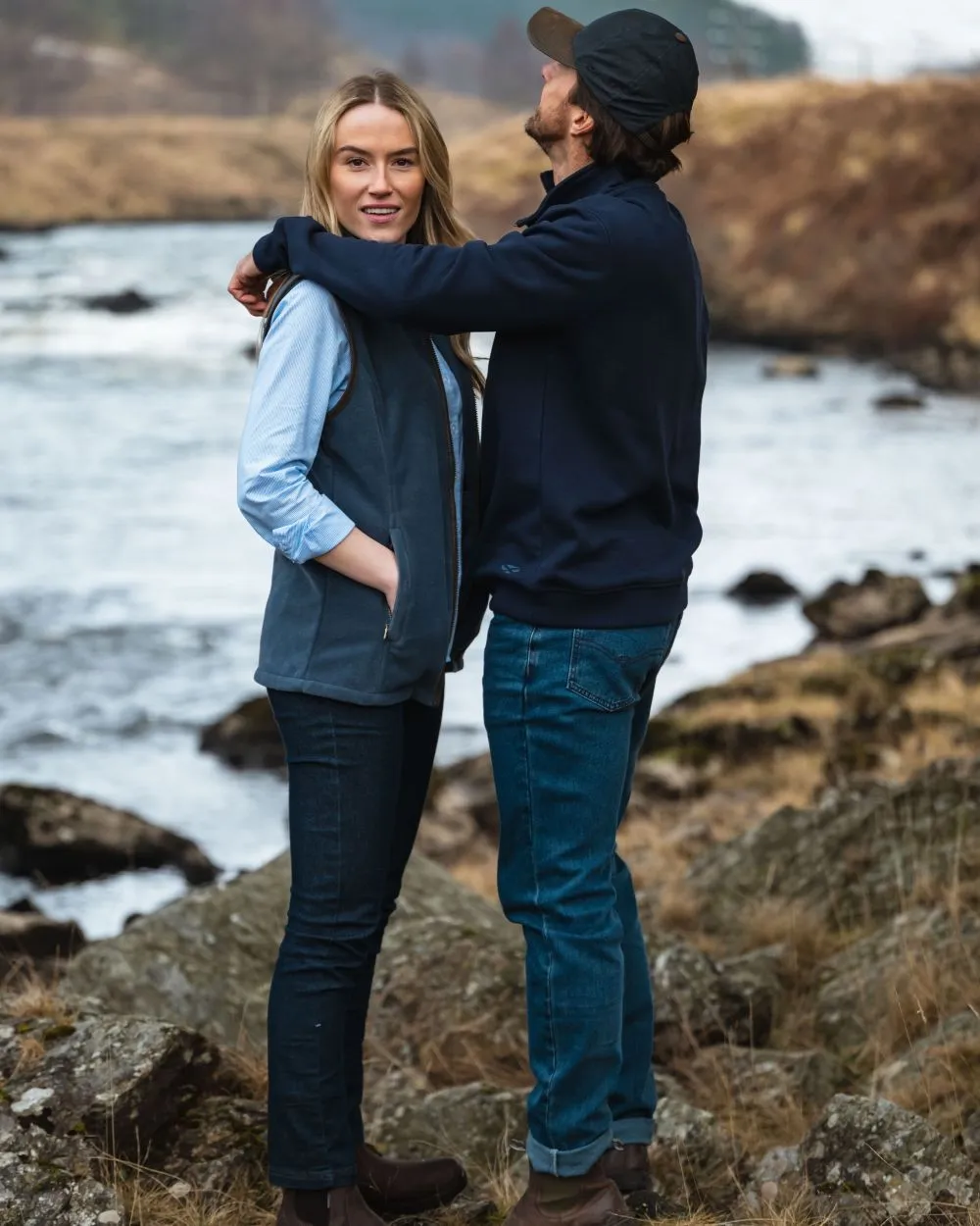 Hoggs of Fife Dee Stretch Denim Jeans Durable Work Trousers