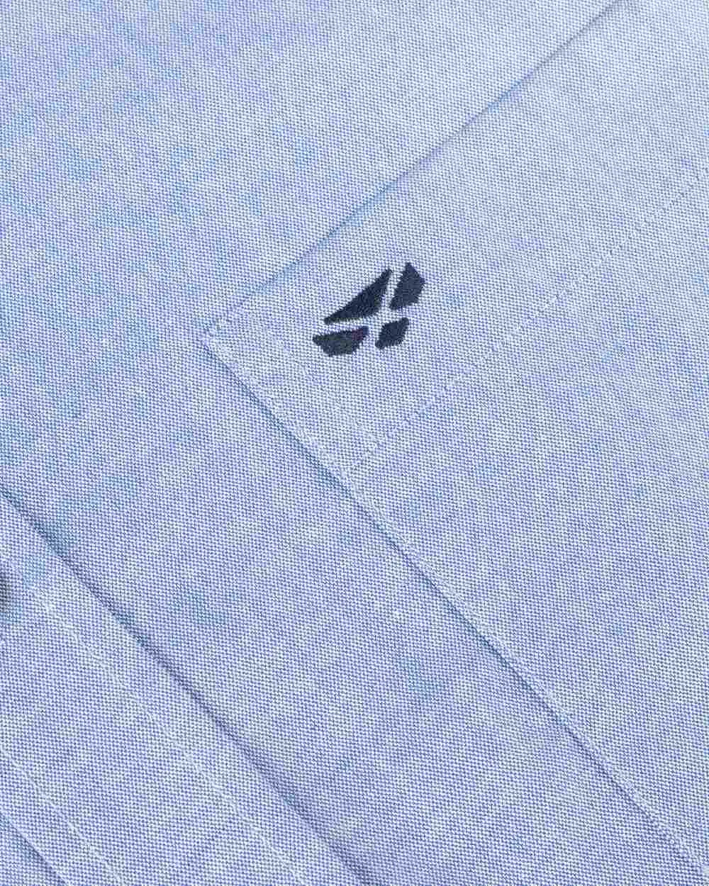 Hoggs of Fife Dunedin Plain Oxford Shirt Hoggs Polo Shirts