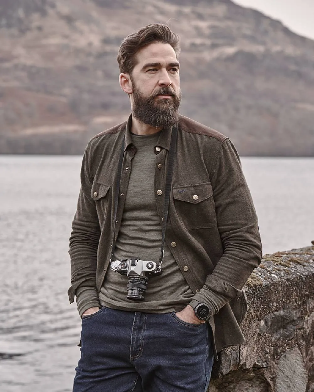 Hoggs of Fife Dunvegan Flannel Shirt Cotton Farming Shirts