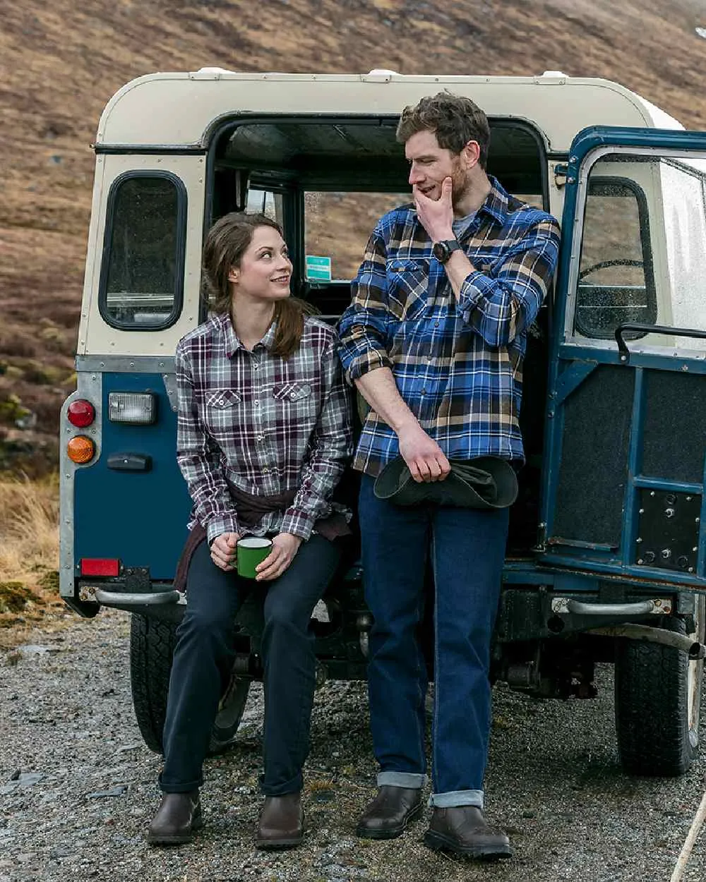 Hoggs of Fife Eilidh Ladies Shirt Hiking Shirts for Men