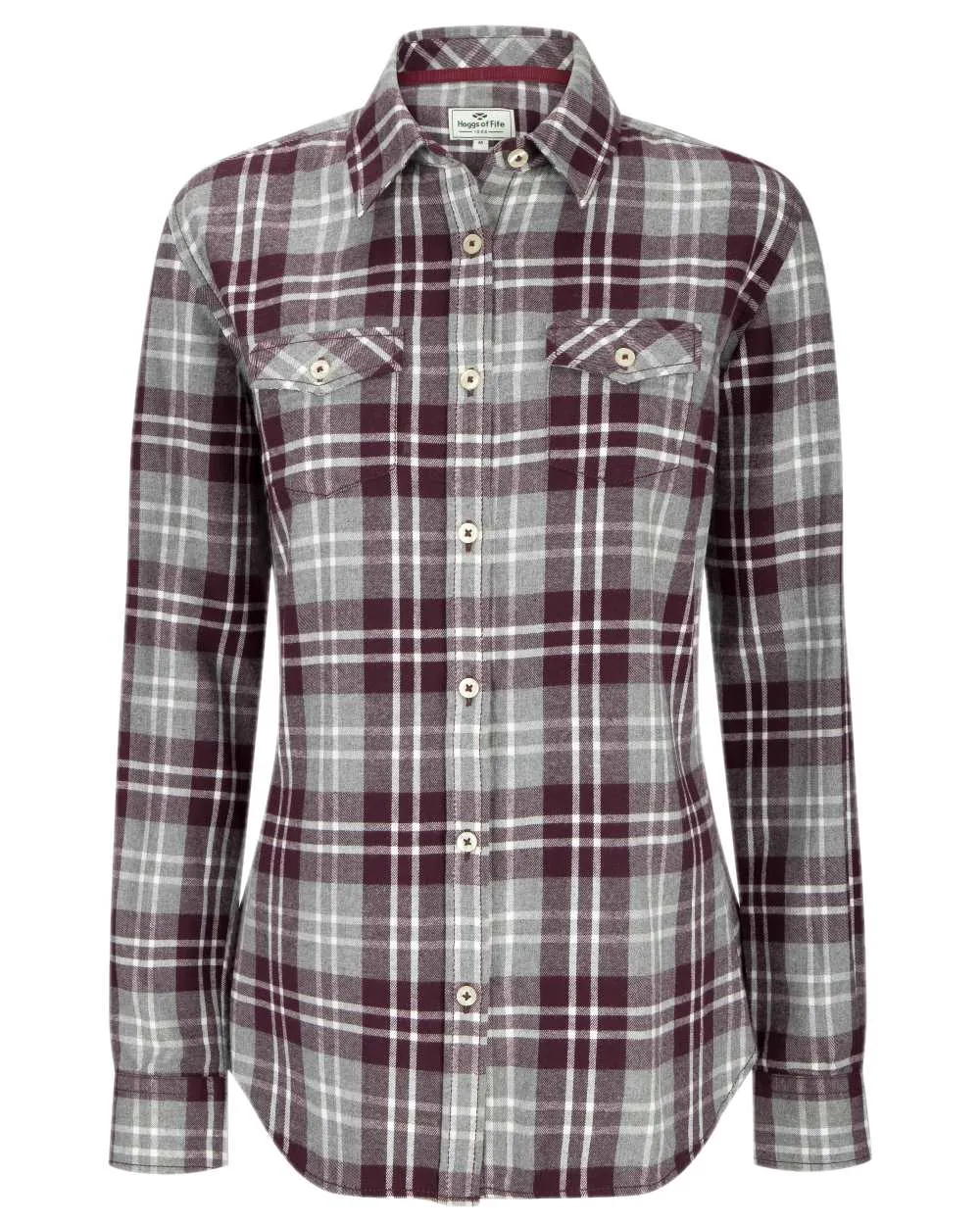 Hoggs of Fife Eilidh Ladies Shirt Hoggs Long Sleeve Tops