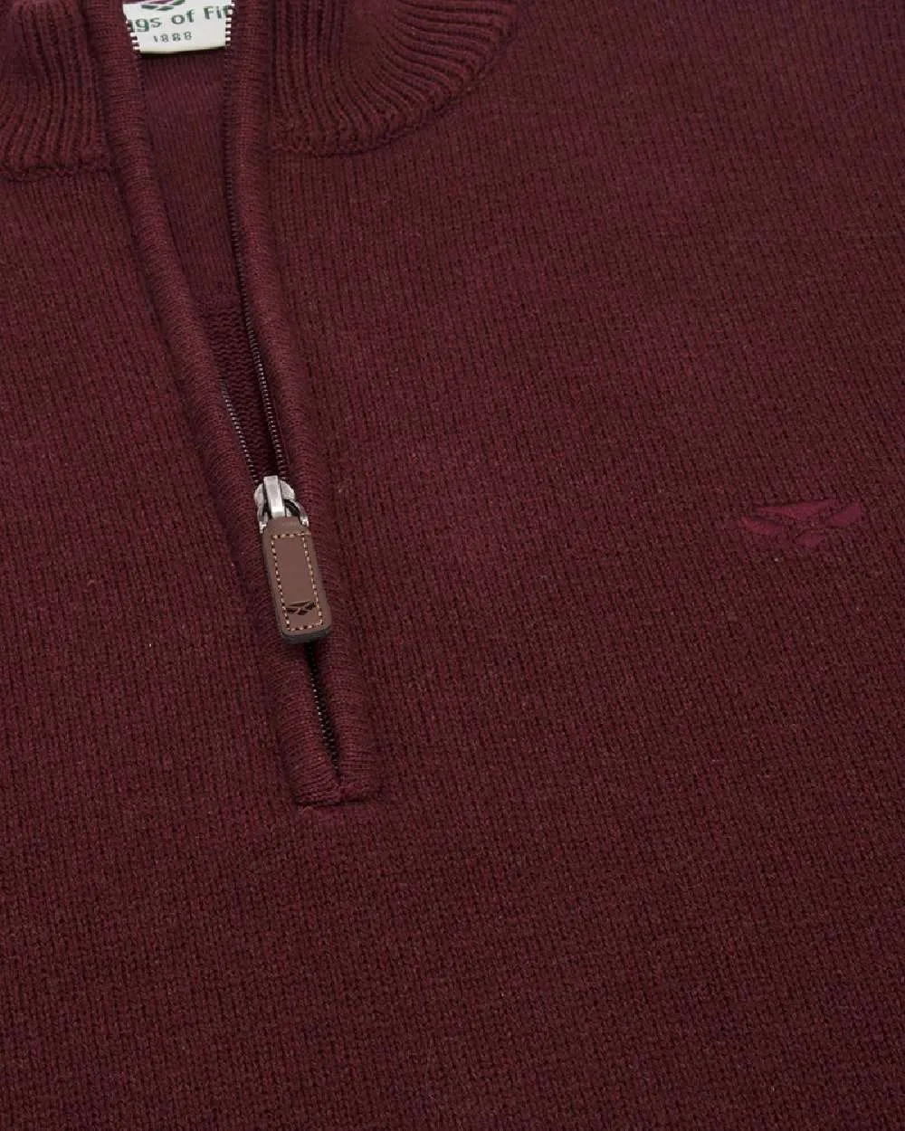 Hoggs of Fife Falkirk Quarter Zip Pullover Men's Knit Sweaters
