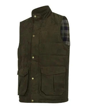 Hoggs of Fife Glenbervie Quilted Gilet Brushed Tartan Shirts