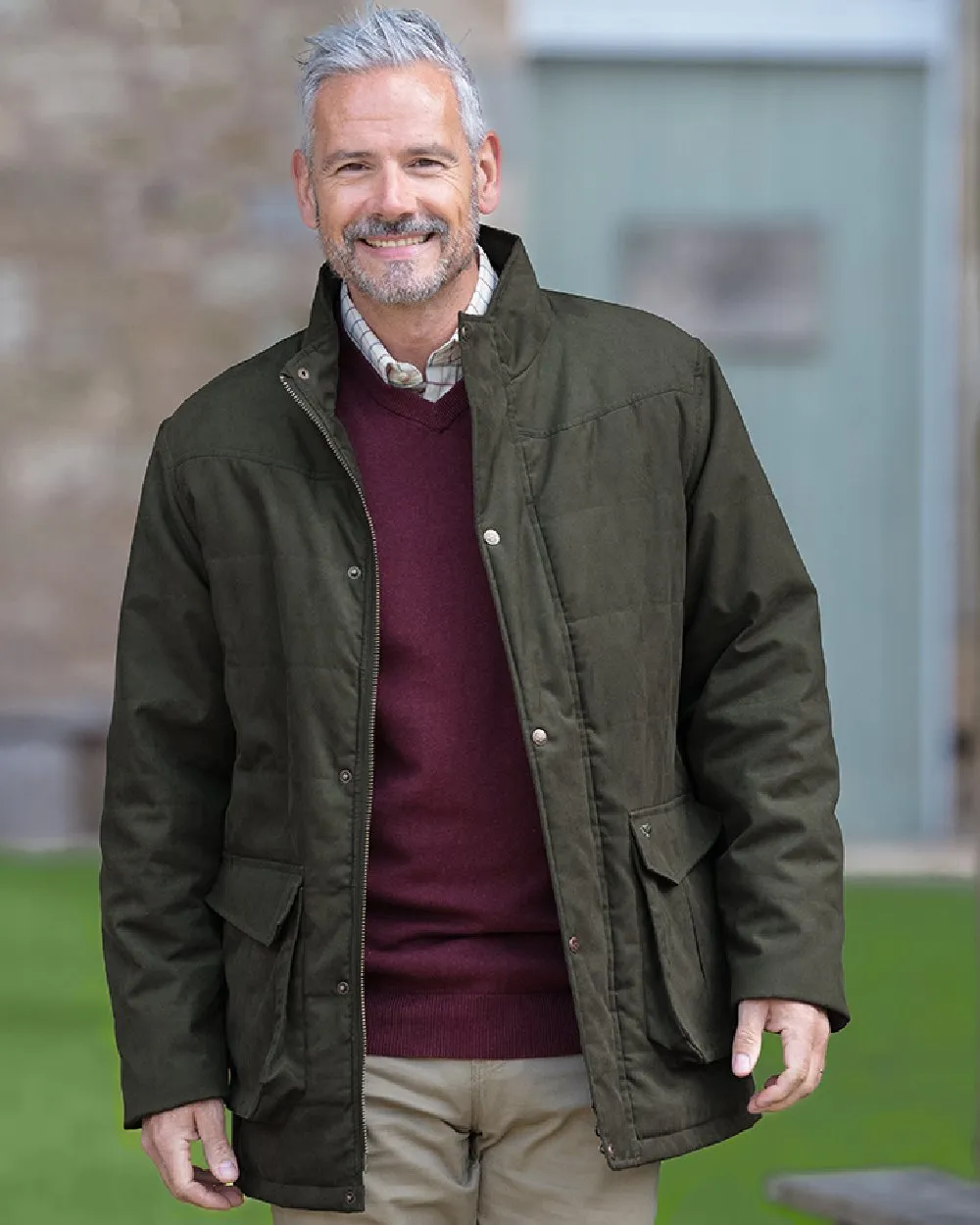Hoggs of Fife Glenesk Quilted Jacket Dog Walking Waterproof Jackets