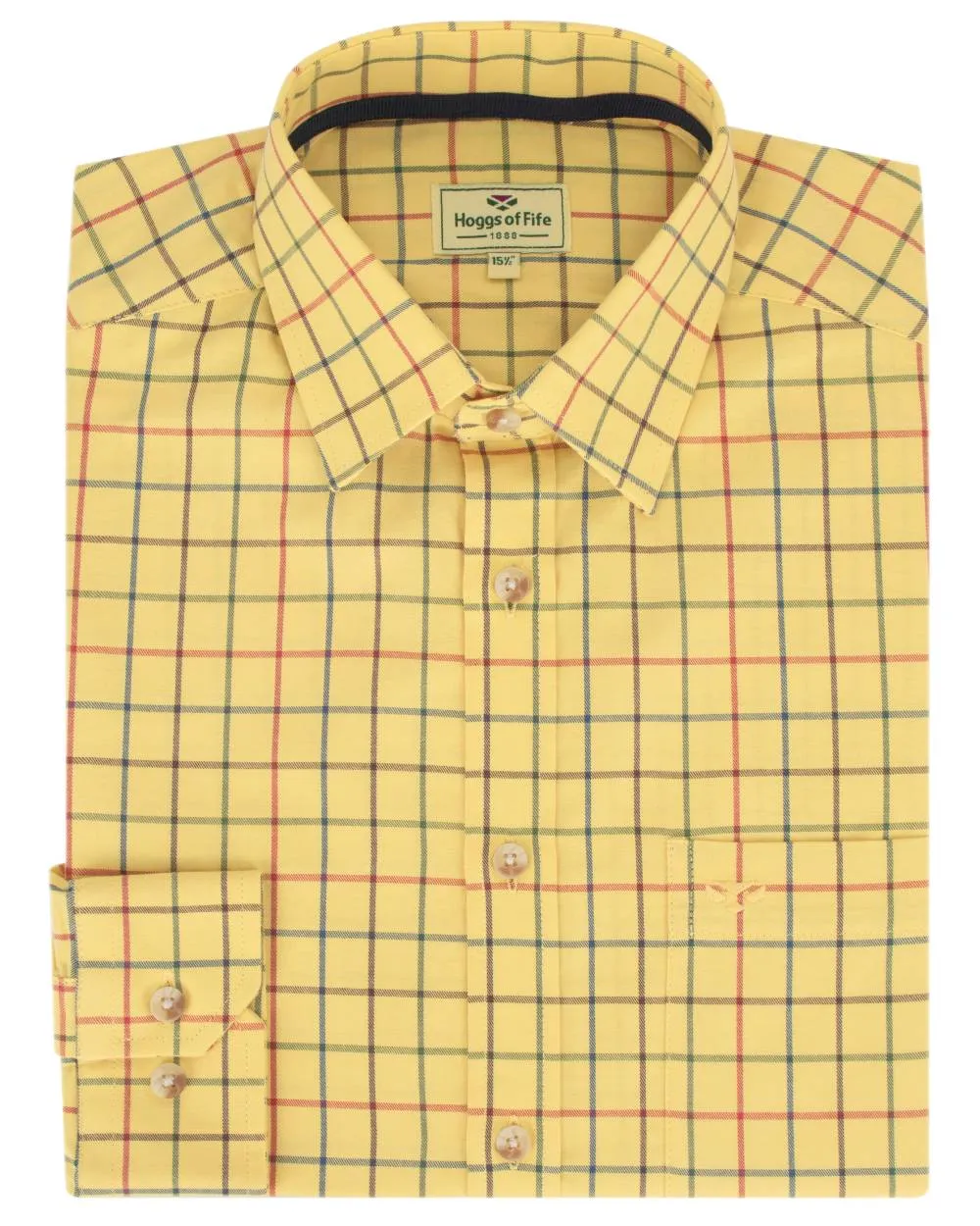 Hoggs of Fife Governor Tattersall Shirt Hoggs Polo Shirts