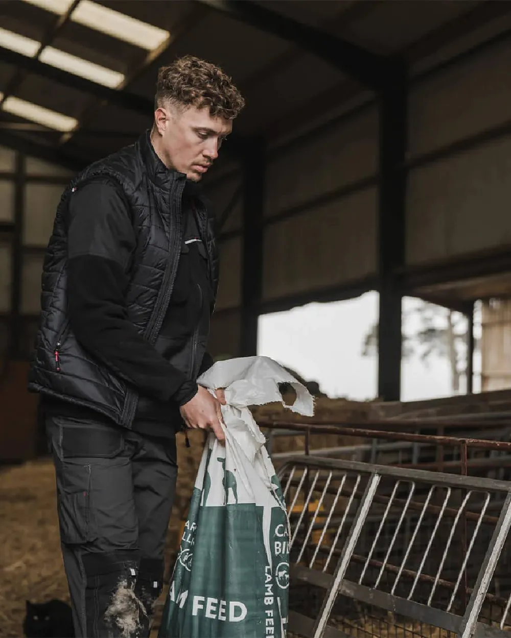 Hoggs of Fife Granite Rip-Stop Gilet Long Sleeve Cotton Shirts