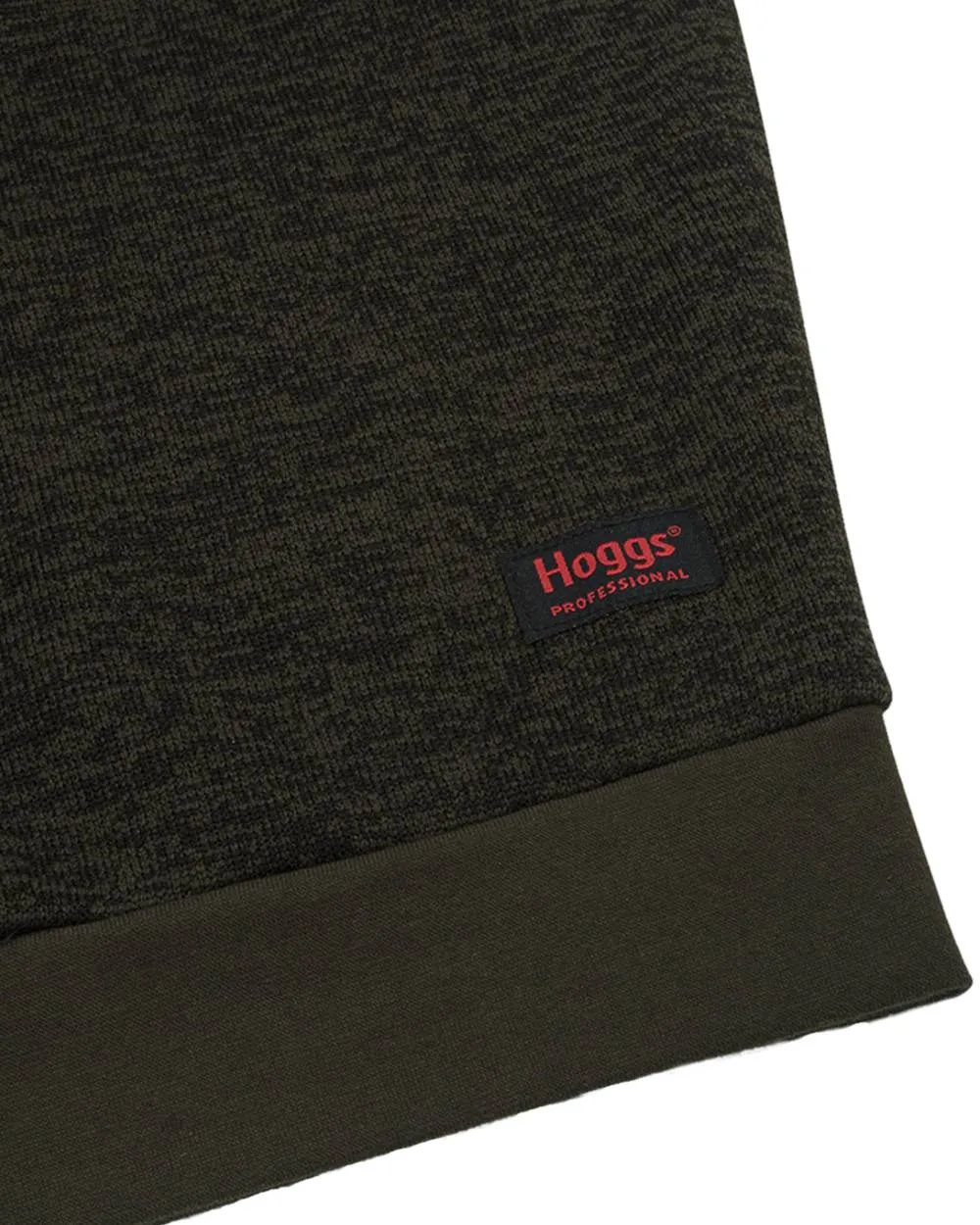 Hoggs of Fife Green King II Quarter Zip Knit Fleece Workwear Fleece Jackets
