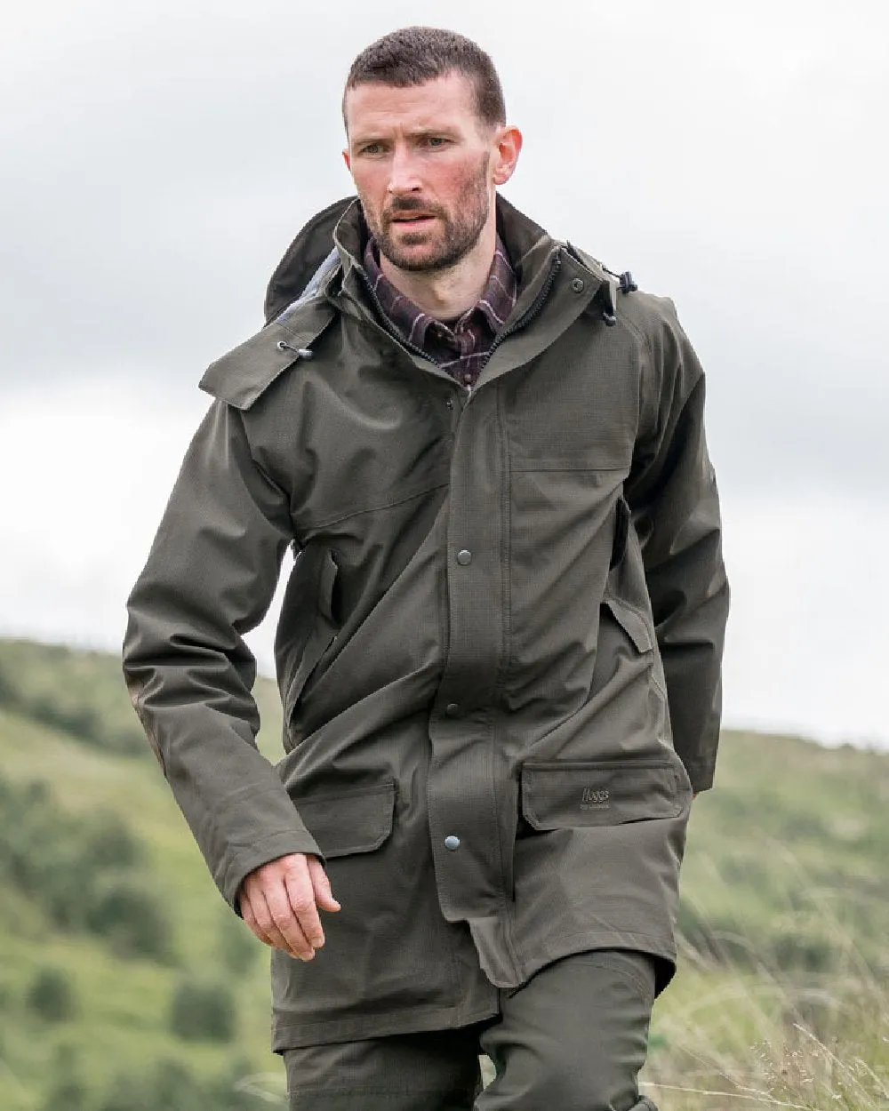 Hoggs of Fife Green King II Waterproof Jacket Lightweight Rain Jackets