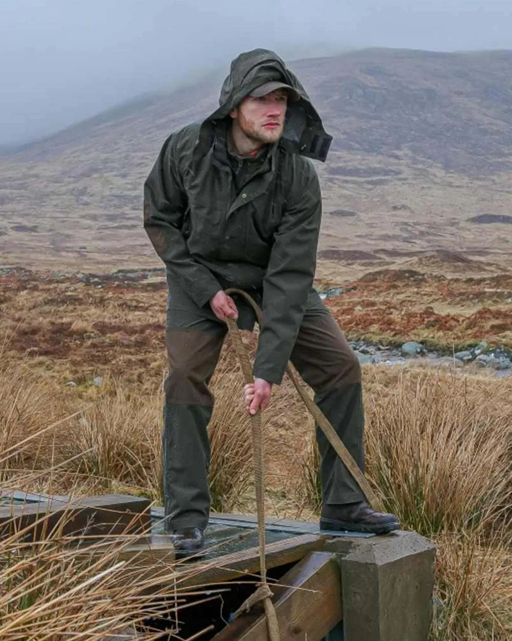 Hoggs of Fife Green King II Waterproof Trousers Waterproof Overtrousers Men