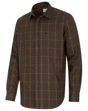 Hoggs of Fife Harris Cotton Twill Check Shirt Farm Duty Flannel Shirts