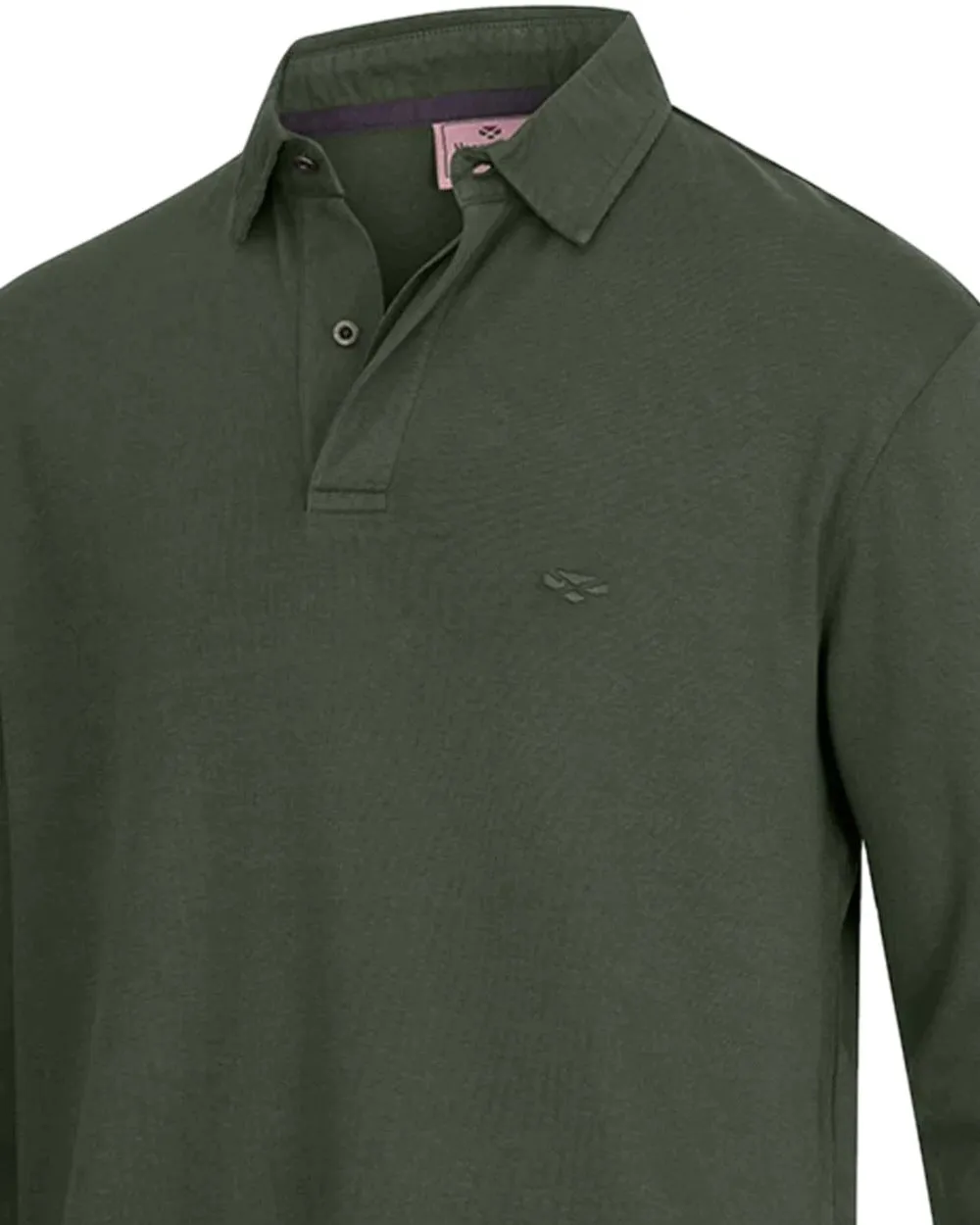 Hoggs of Fife Heriot Long Sleeve Rugby Shirt Hoggs Polo Shirts