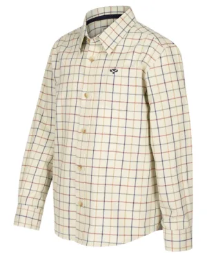 Hoggs of Fife Junior Ambassador Tattersall Shirt Hoggs Long Sleeve Tops
