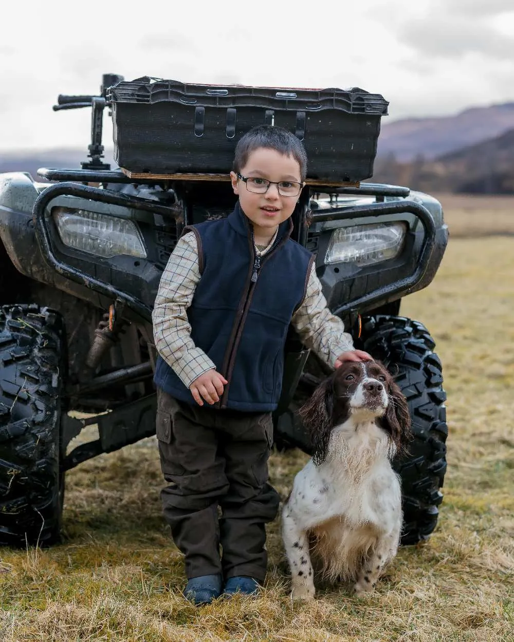 Hoggs of Fife Junior Struther Waterproof Trousers Durable Work Trousers