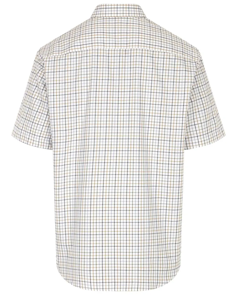 Hoggs of Fife Kessock Tattersall Short Sleeved Shirt Men's Check Pattern Shirts