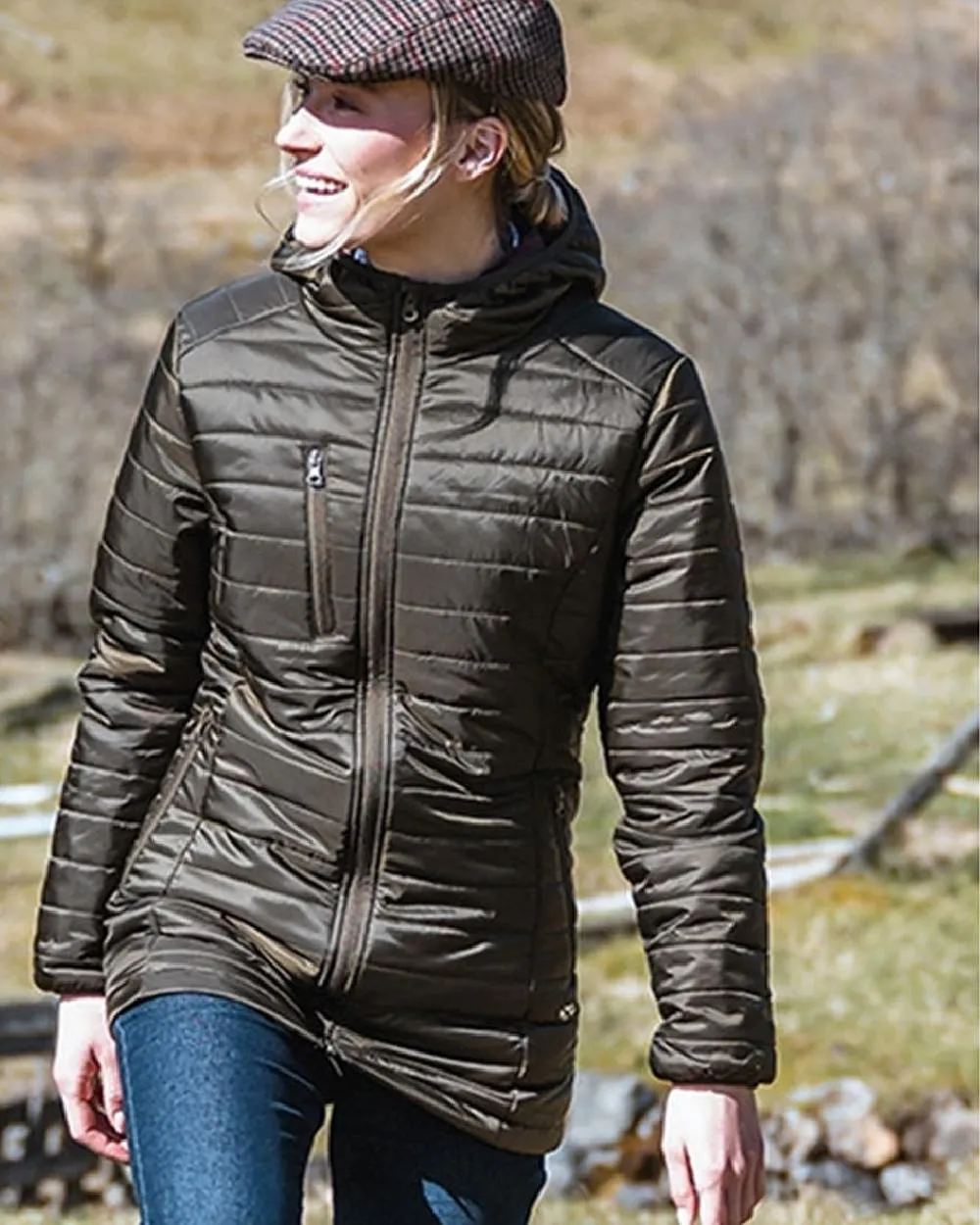 Hoggs of Fife Kingston Ladies Hooded Jacket Dog Walking Waterproof Jackets