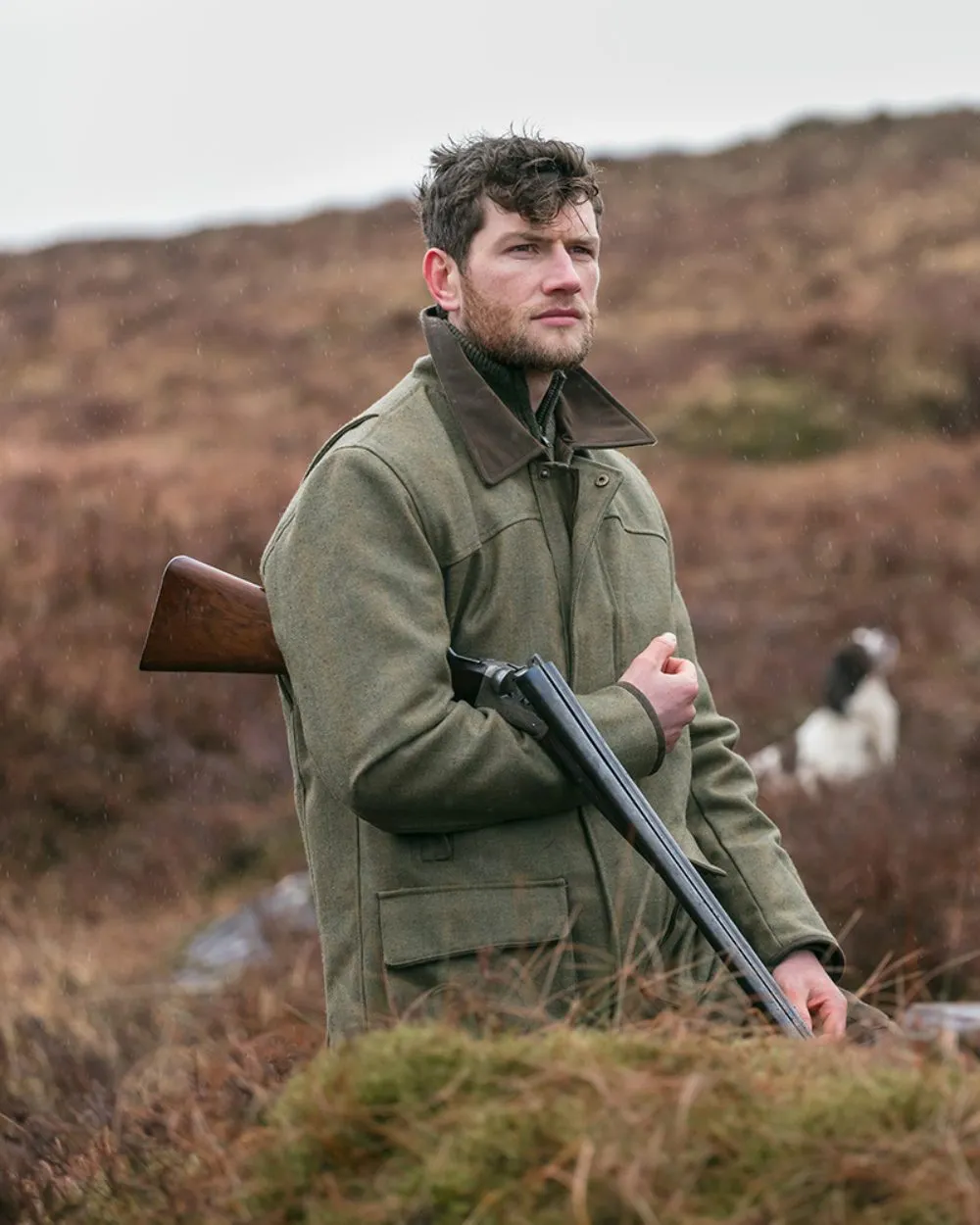Hoggs of Fife Kinloch Technical Tweed Field Coat Men's Tweed Coats