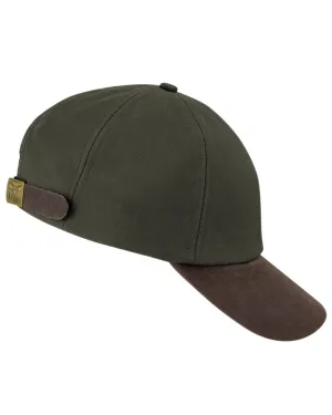 Hoggs of Fife Leather Peak Waxed Baseball Cap Adjustable Baseball Hats