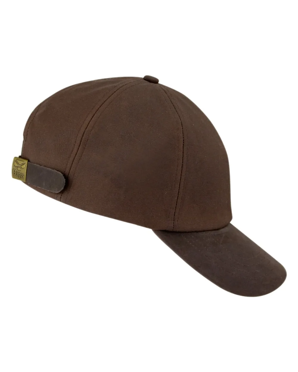 Hoggs of Fife Leather Peak Waxed Baseball Cap Farming Sun Protection Hats